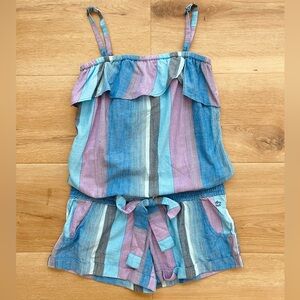 Rare find Y2K Striped spaghetti straps and strapless romper